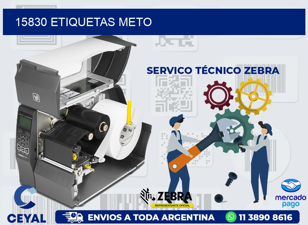 15830 ETIQUETAS METO