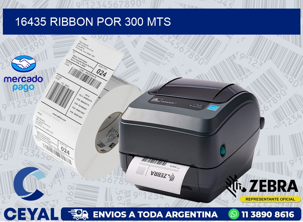 16435 RIBBON POR 300 MTS