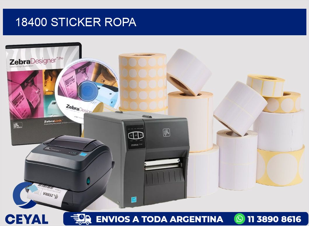 18400 STICKER ROPA