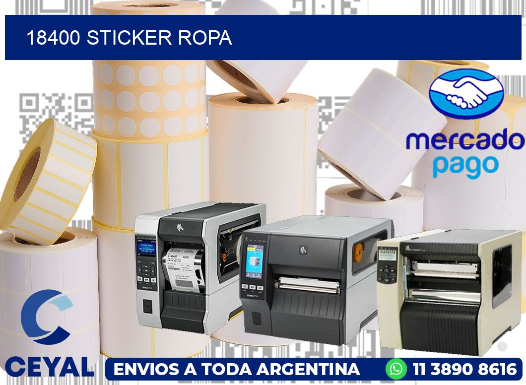 18400 STICKER ROPA