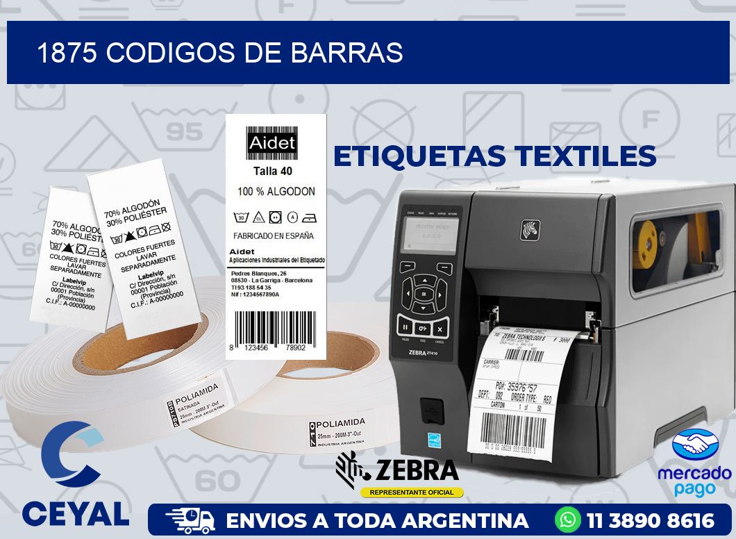 1875 CODIGOS DE BARRAS