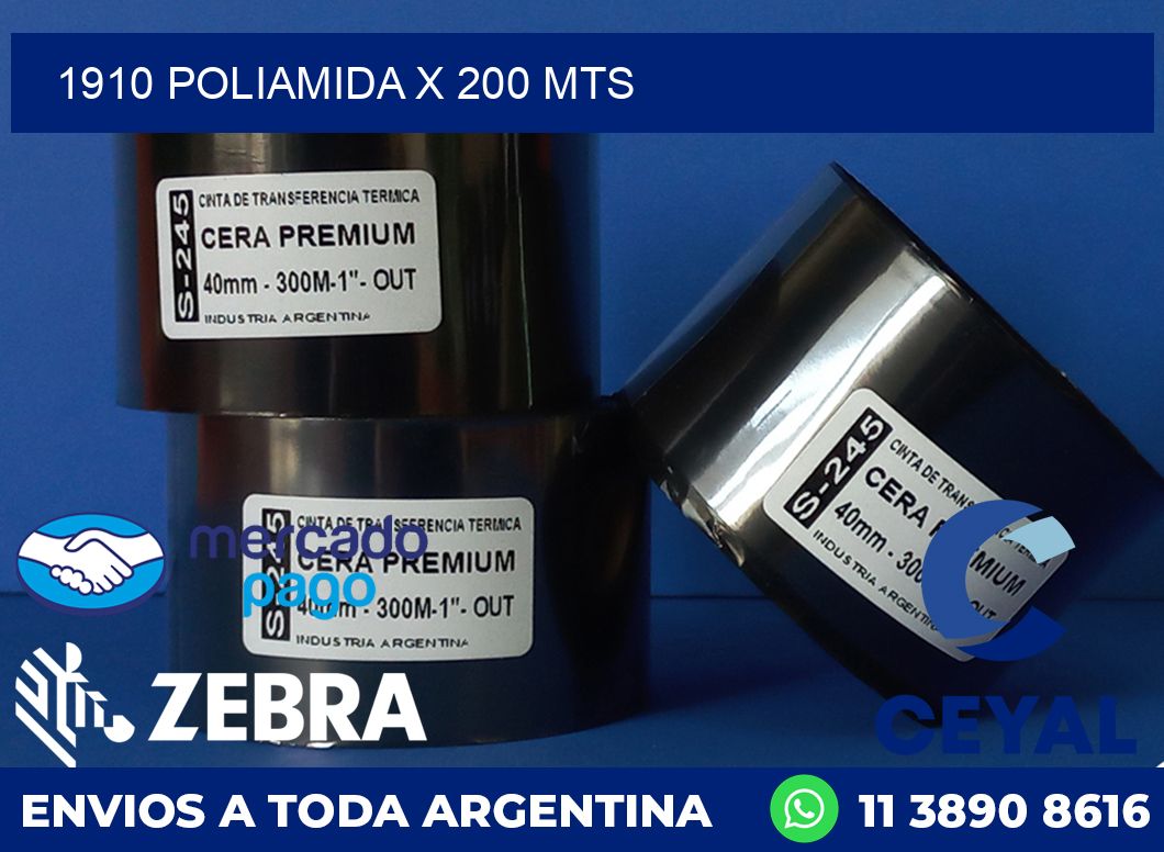 1910 POLIAMIDA X 200 MTS