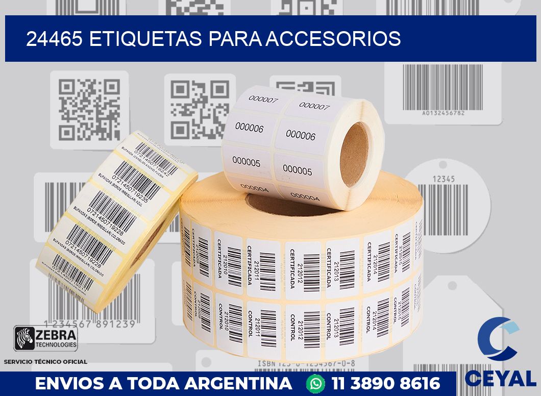 24465 ETIQUETAS PARA ACCESORIOS