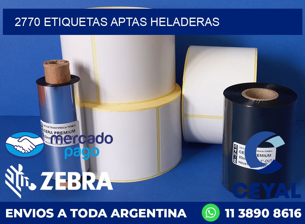 2770 ETIQUETAS APTAS HELADERAS