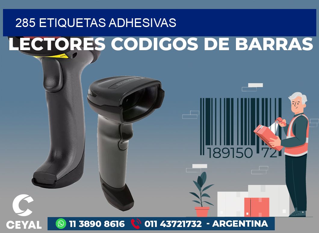285 ETIQUETAS ADHESIVAS