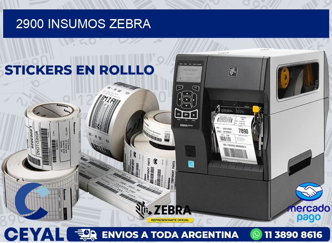 2900 INSUMOS ZEBRA
