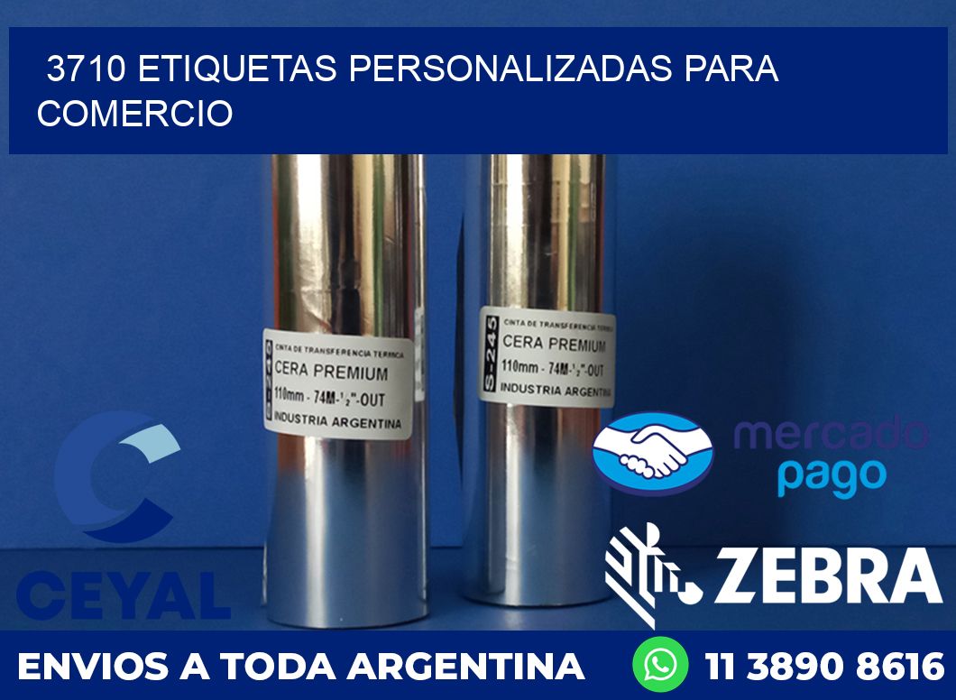 3710 ETIQUETAS PERSONALIZADAS PARA COMERCIO