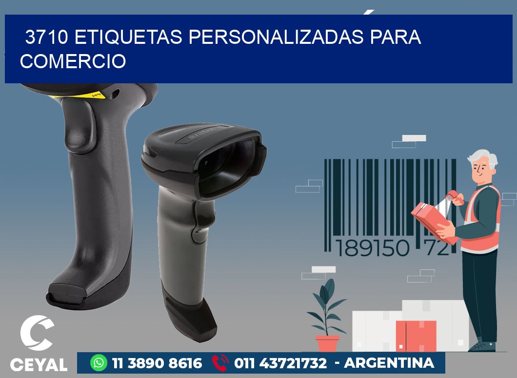 3710 ETIQUETAS PERSONALIZADAS PARA COMERCIO
