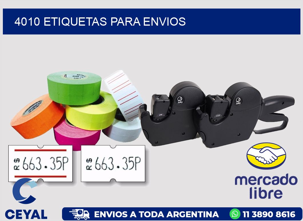 4010 ETIQUETAS PARA ENVIOS