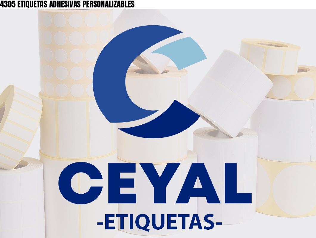 4305 ETIQUETAS ADHESIVAS PERSONALIZABLES