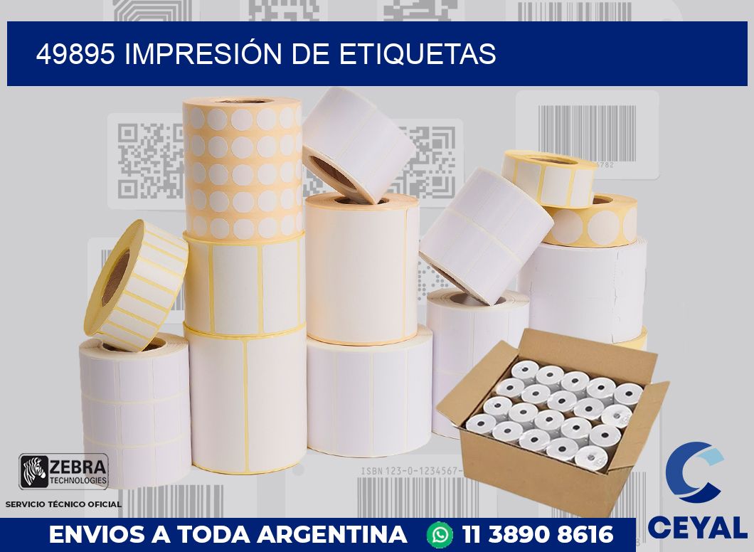 49895 IMPRESIÓN DE ETIQUETAS