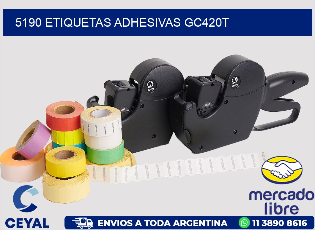 5190 ETIQUETAS ADHESIVAS GC420T