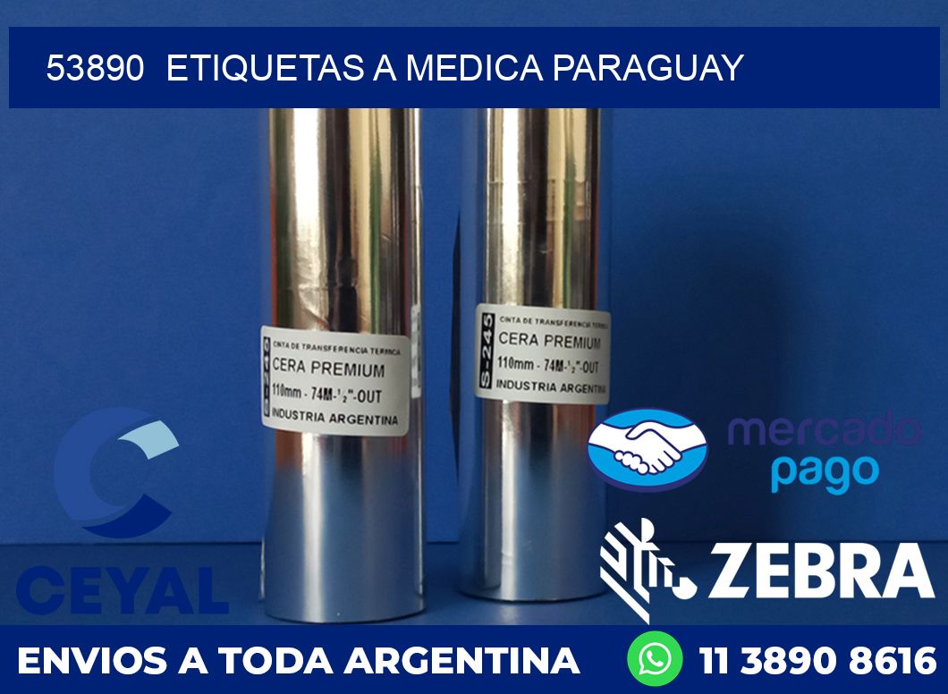 53890 ETIQUETAS A MEDICA PARAGUAY