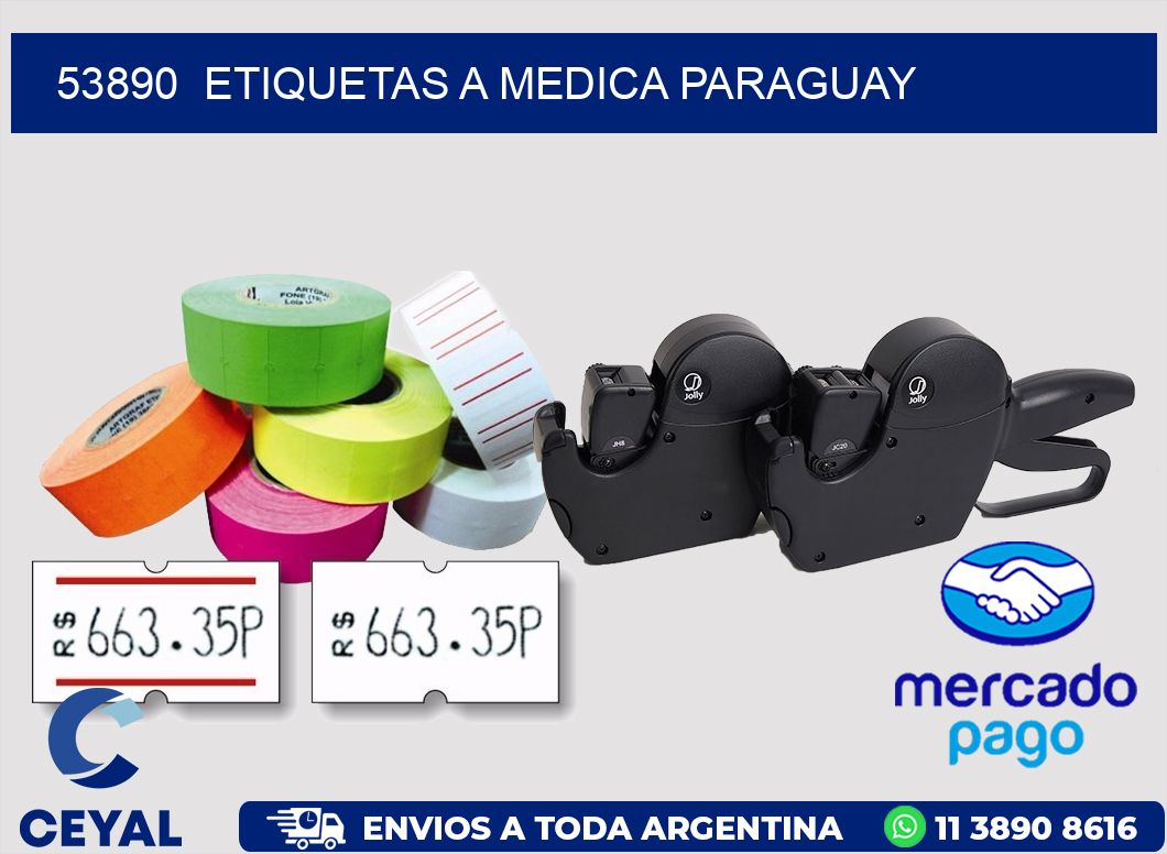 53890 ETIQUETAS A MEDICA PARAGUAY