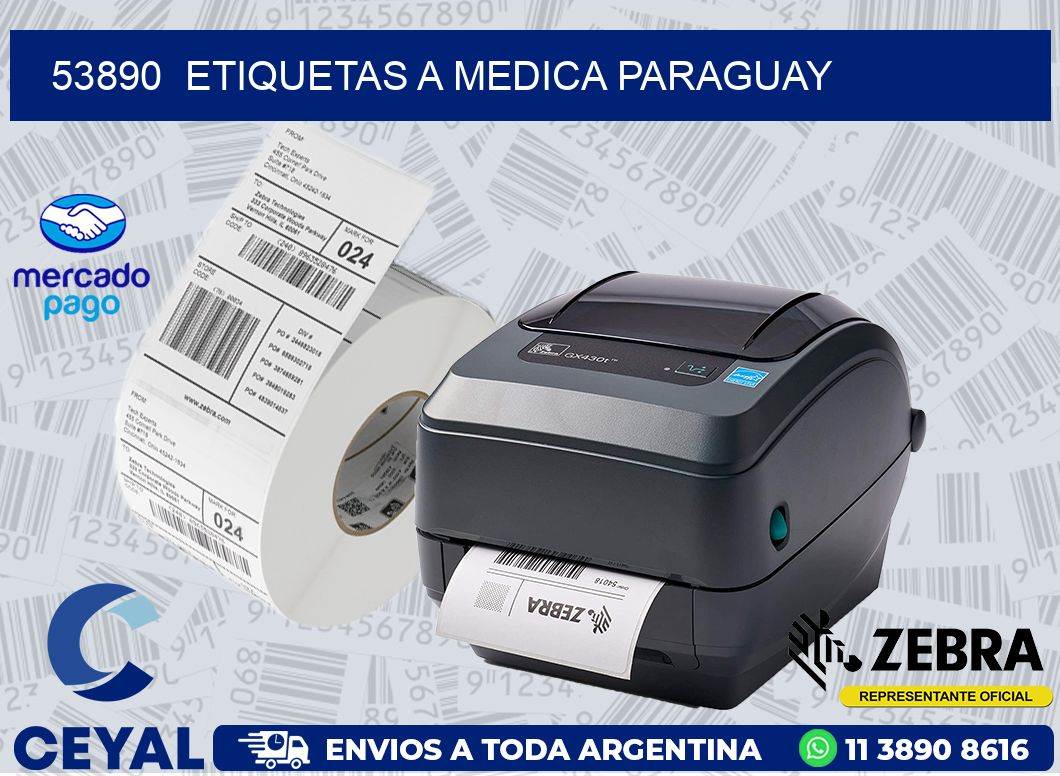 53890  ETIQUETAS A MEDICA PARAGUAY