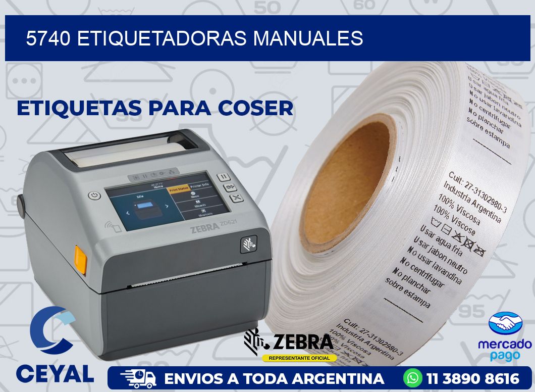 5740 ETIQUETADORAS MANUALES