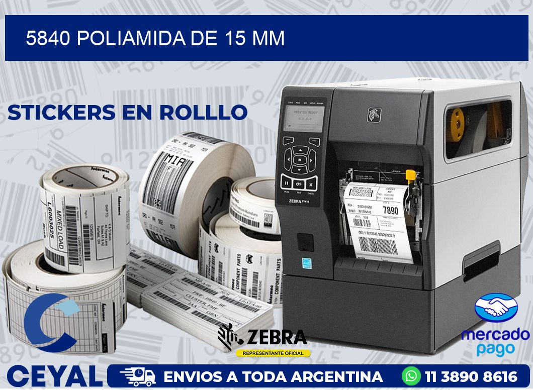 5840 POLIAMIDA DE 15 MM