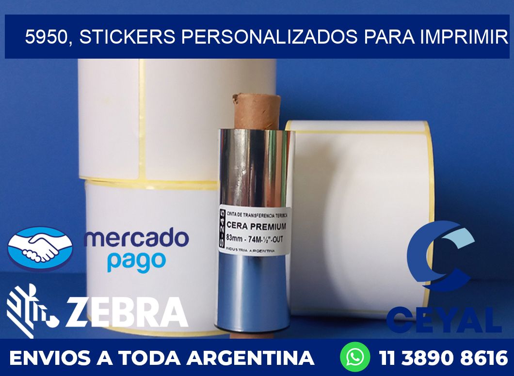 5950, stickers personalizados para imprimir
