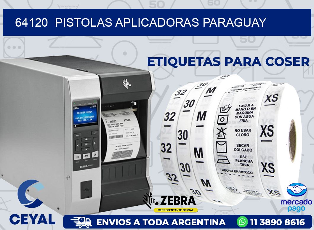 64120 PISTOLAS APLICADORAS PARAGUAY