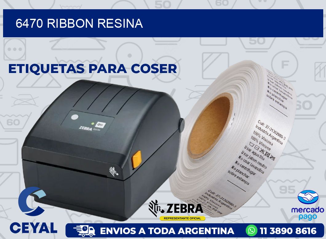 6470 RIBBON RESINA