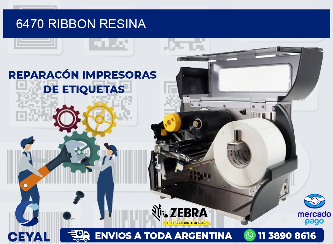6470 RIBBON RESINA