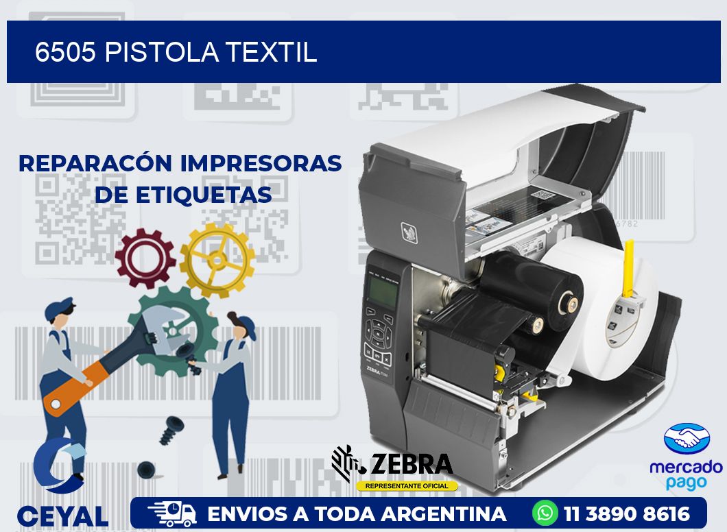 6505 PISTOLA TEXTIL