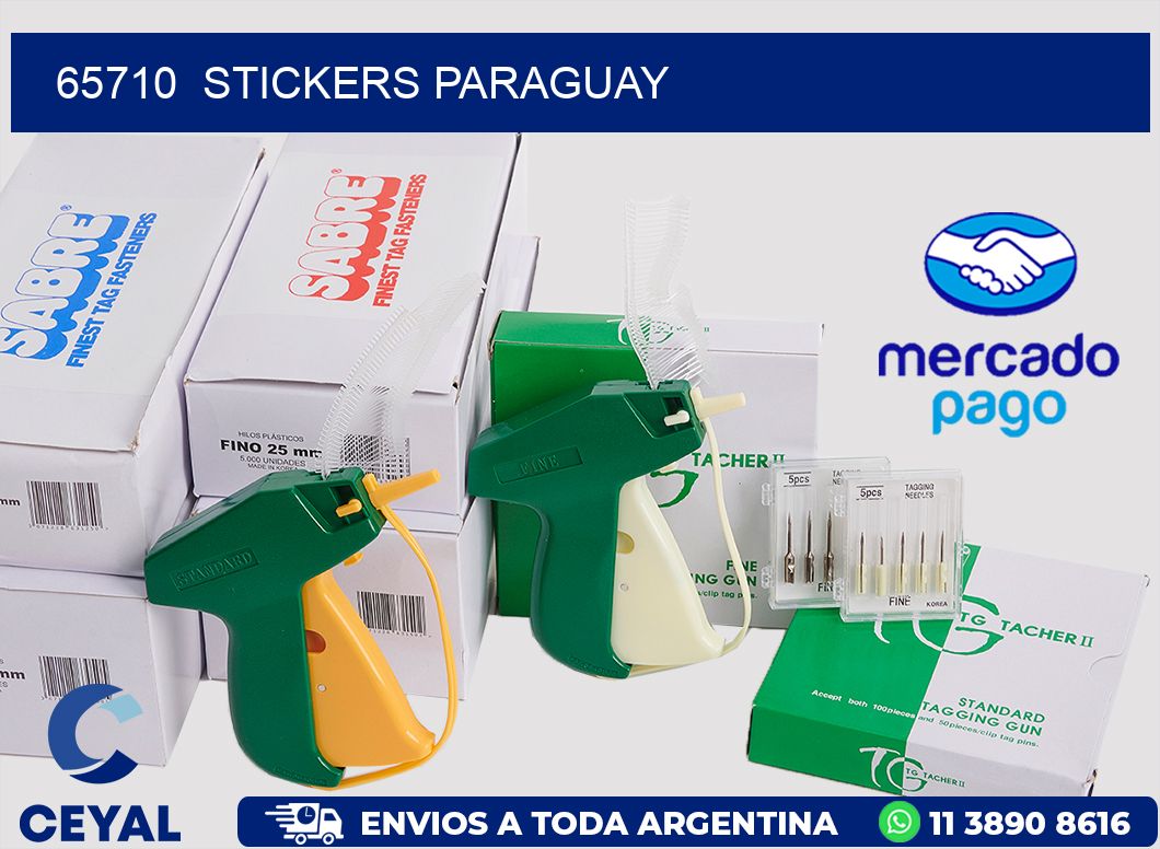 65710  STICKERS PARAGUAY