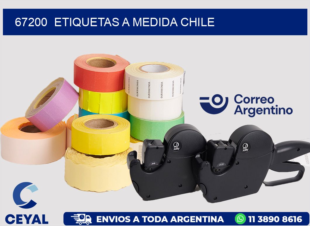 67200  ETIQUETAS A MEDIDA CHILE