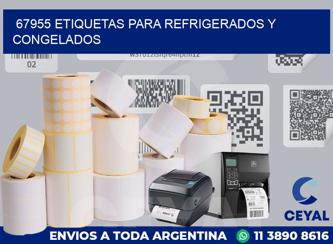 67955 ETIQUETAS PARA REFRIGERADOS Y CONGELADOS