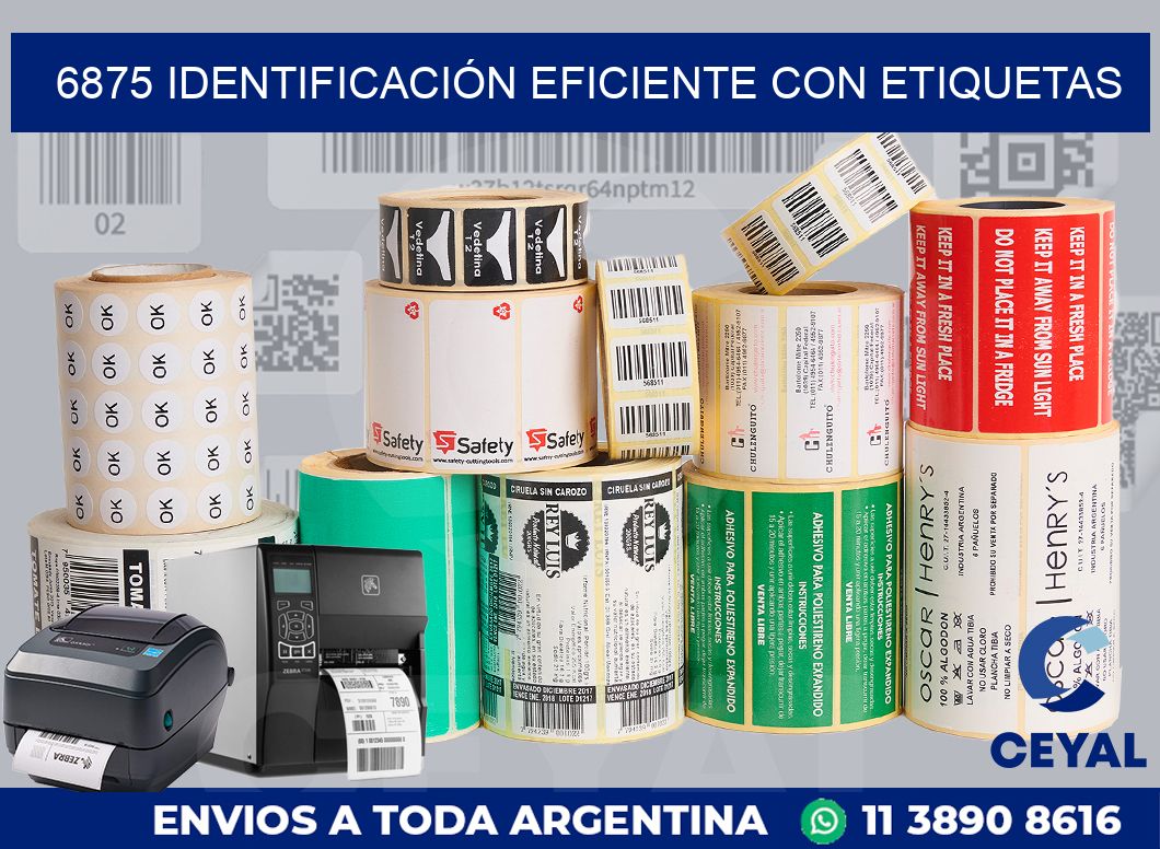 6875 IDENTIFICACIÓN EFICIENTE CON ETIQUETAS