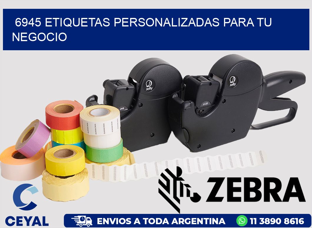 6945 ETIQUETAS PERSONALIZADAS PARA TU NEGOCIO