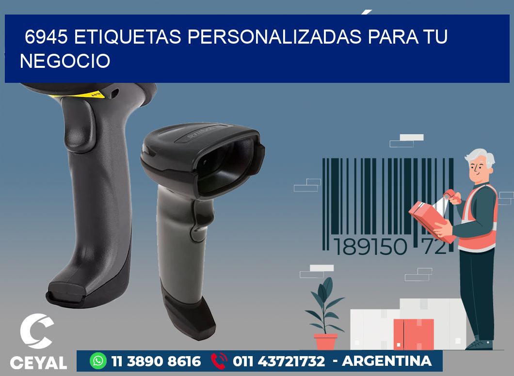 6945 ETIQUETAS PERSONALIZADAS PARA TU NEGOCIO