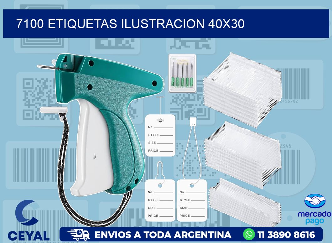7100 ETIQUETAS ILUSTRACION 40X30