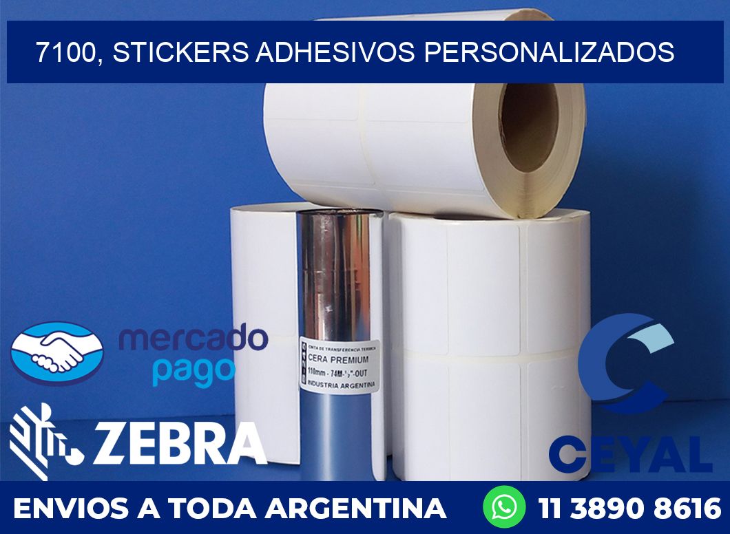 7100, stickers adhesivos personalizados