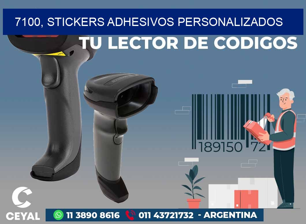 7100, stickers adhesivos personalizados