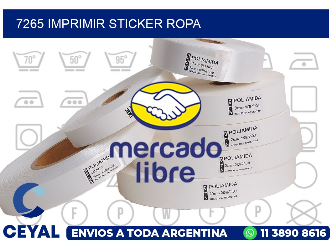 7265 IMPRIMIR STICKER ROPA