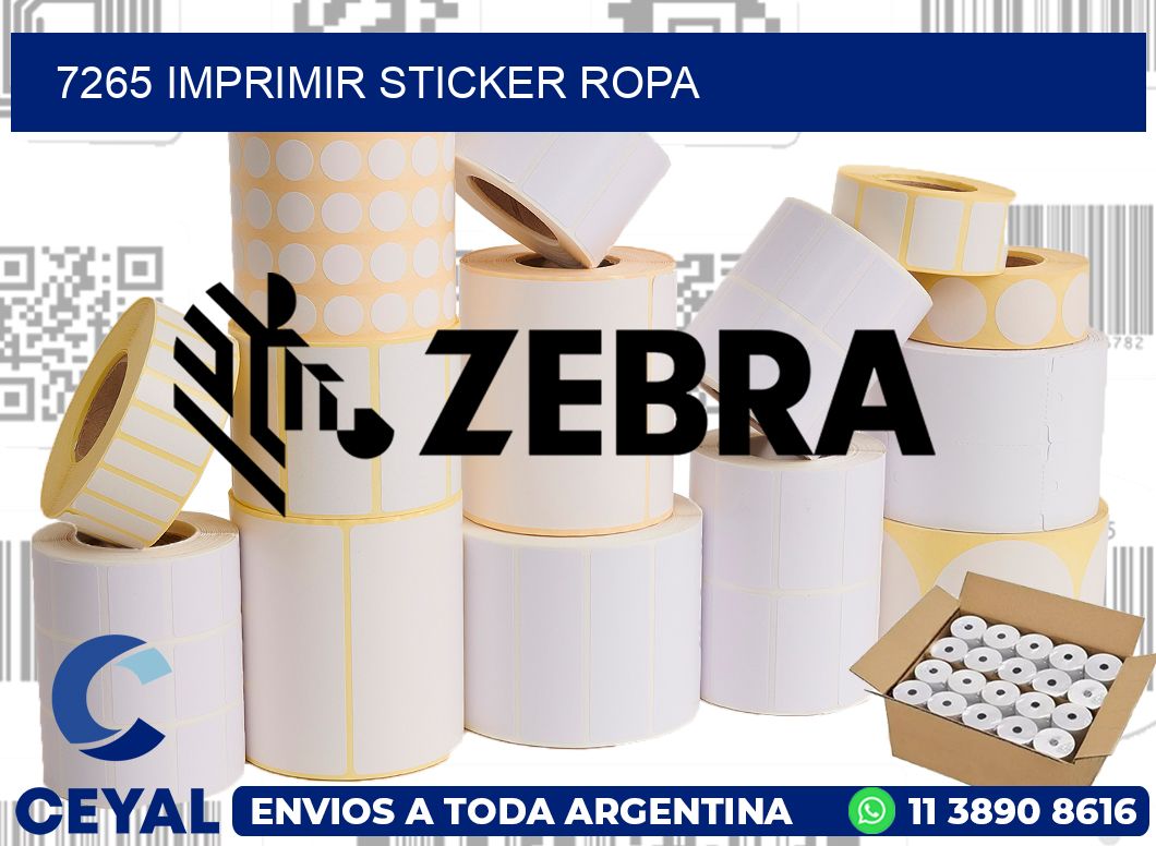 7265 IMPRIMIR STICKER ROPA