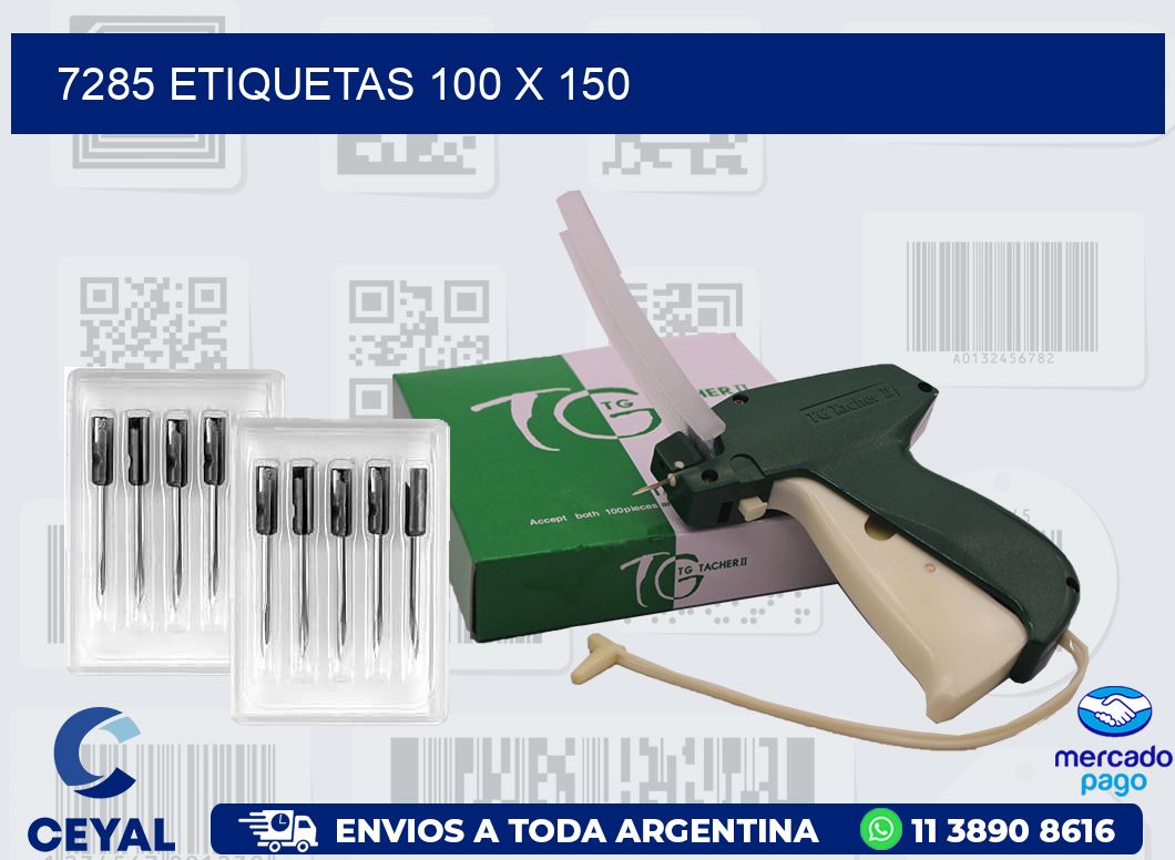 7285 ETIQUETAS 100 X 150