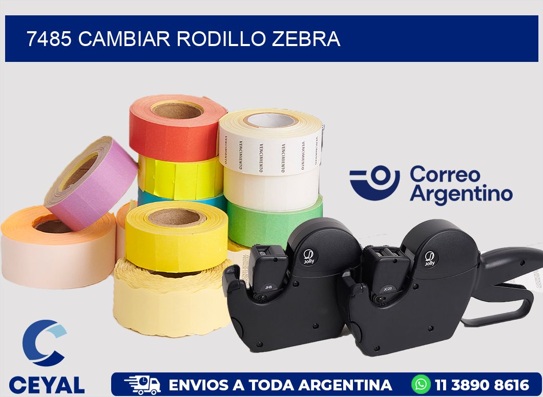 7485 CAMBIAR RODILLO ZEBRA
