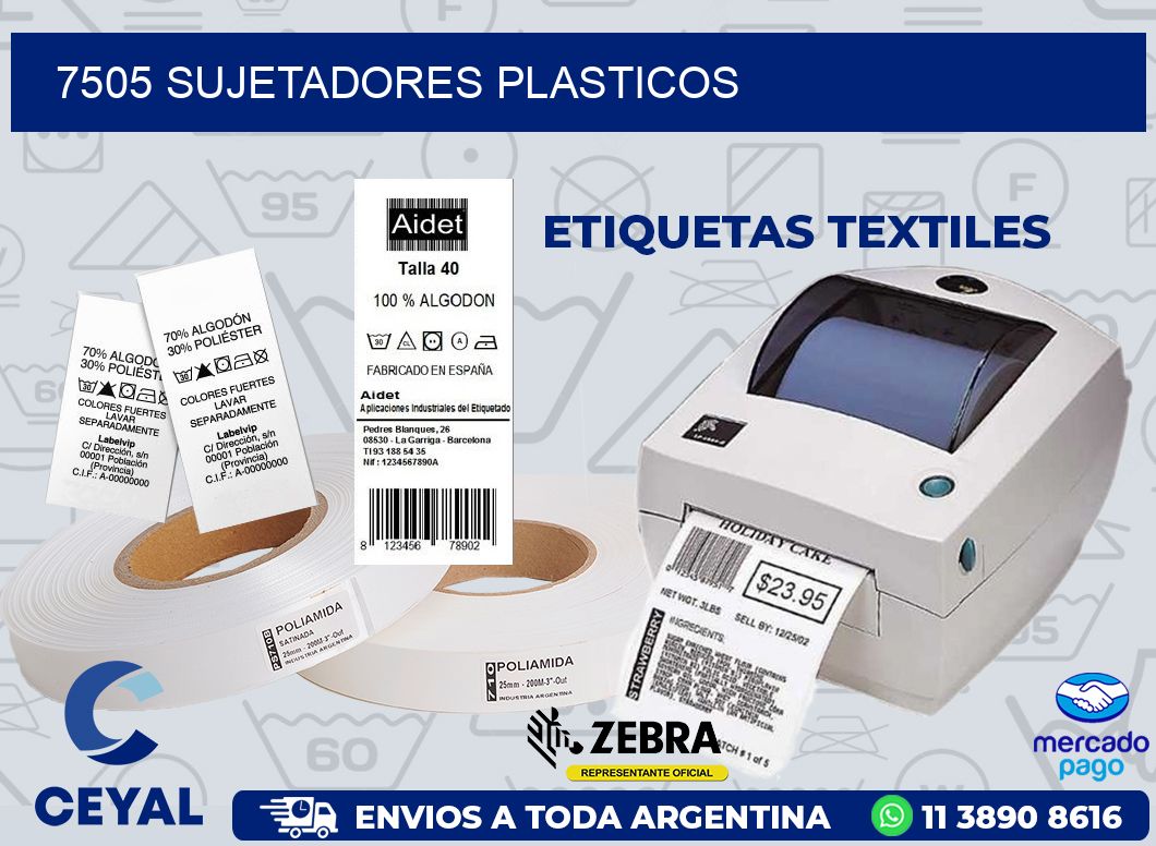 7505 SUJETADORES PLASTICOS