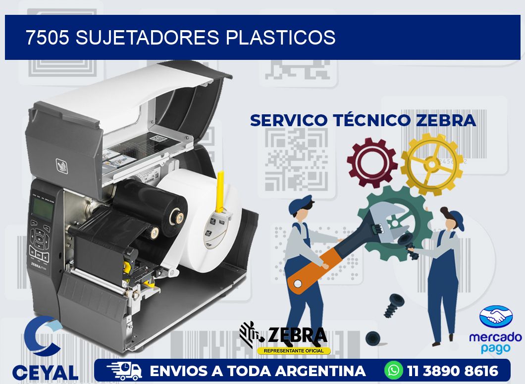7505 SUJETADORES PLASTICOS