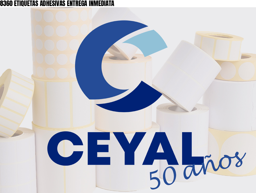 8360 ETIQUETAS ADHESIVAS ENTREGA INMEDIATA