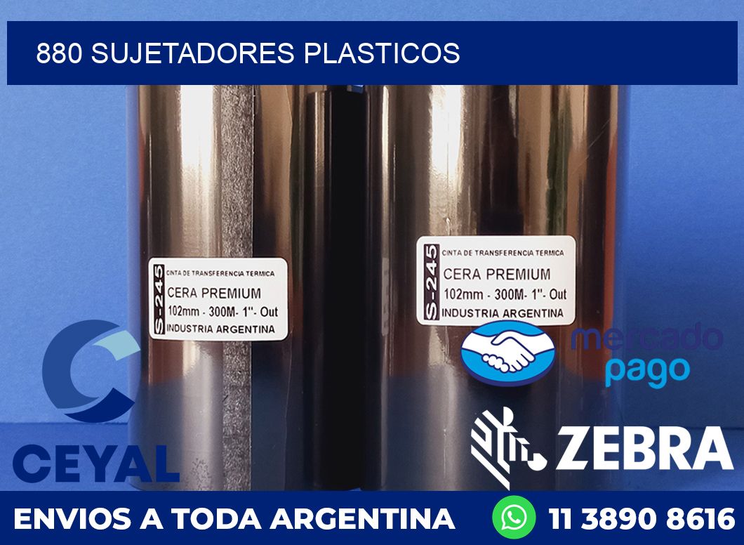 880 SUJETADORES PLASTICOS