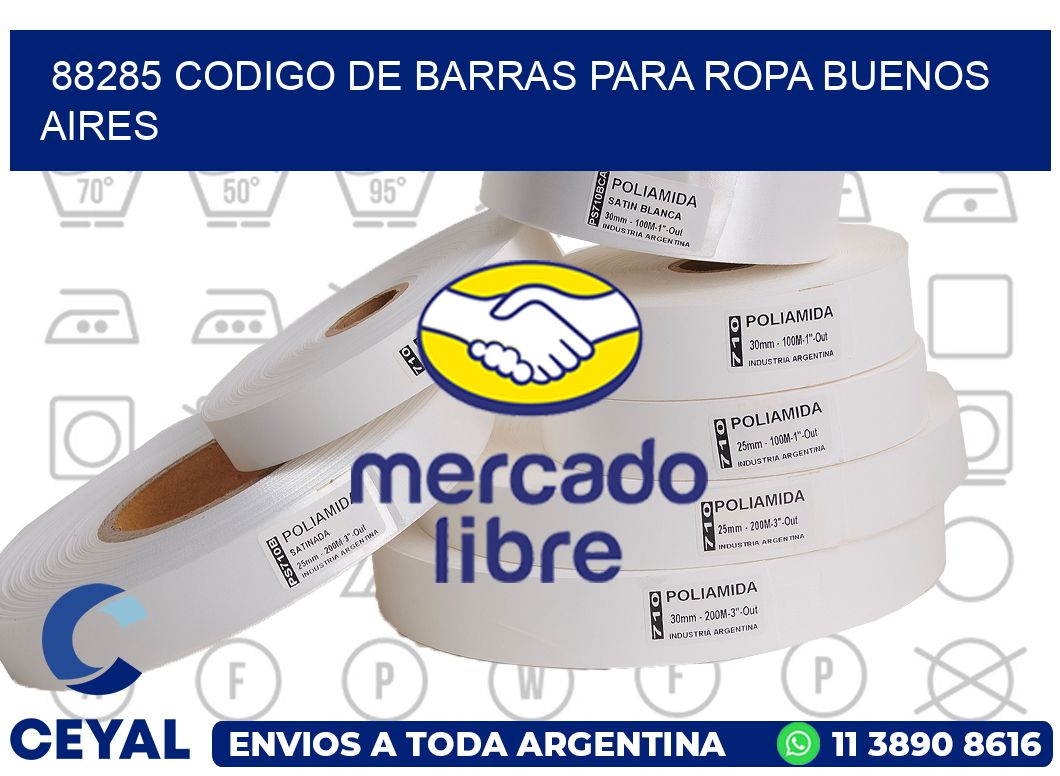 88285 CODIGO DE BARRAS PARA ROPA BUENOS AIRES