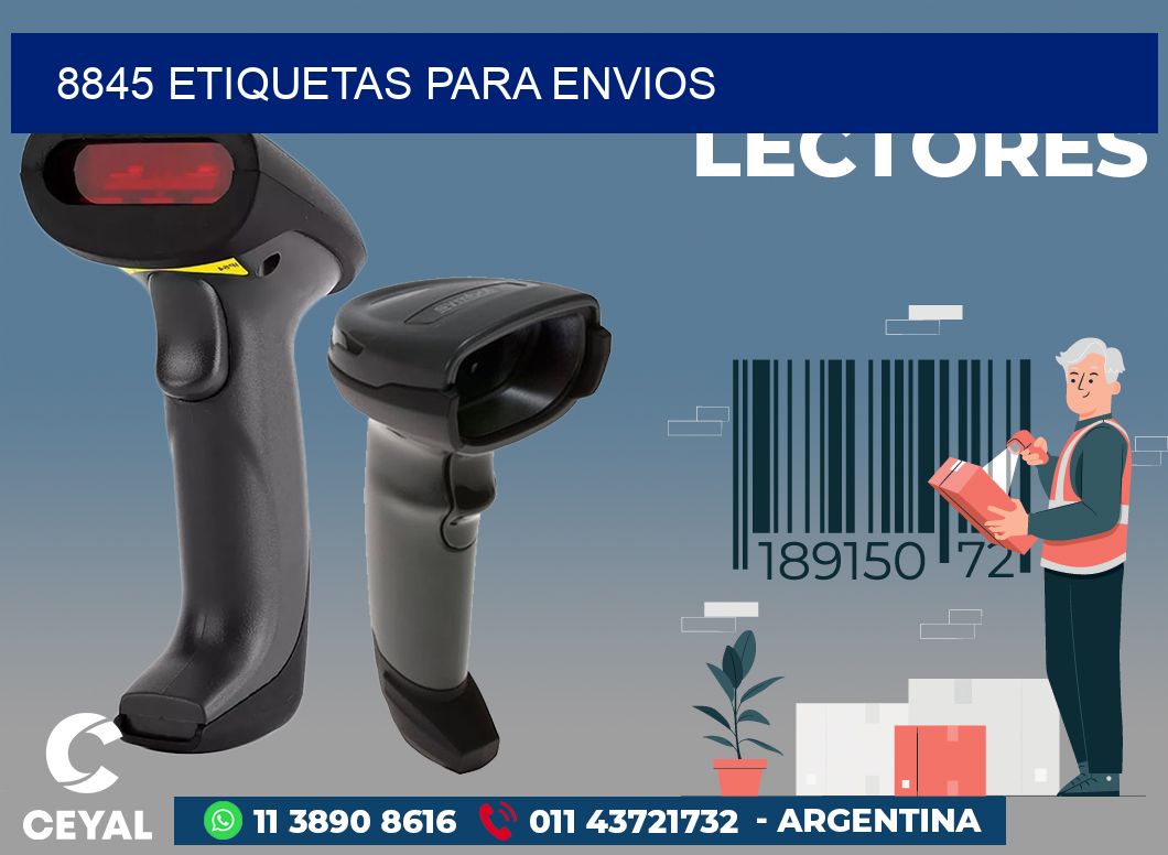8845 ETIQUETAS PARA ENVIOS