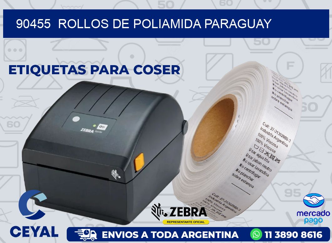 90455 ROLLOS DE POLIAMIDA PARAGUAY