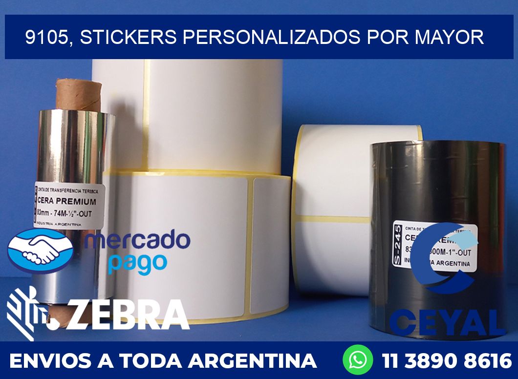9105, stickers personalizados por mayor