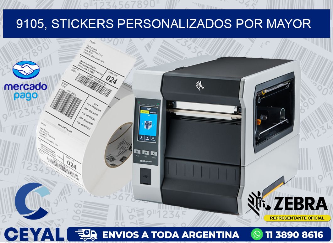 9105, stickers personalizados por mayor
