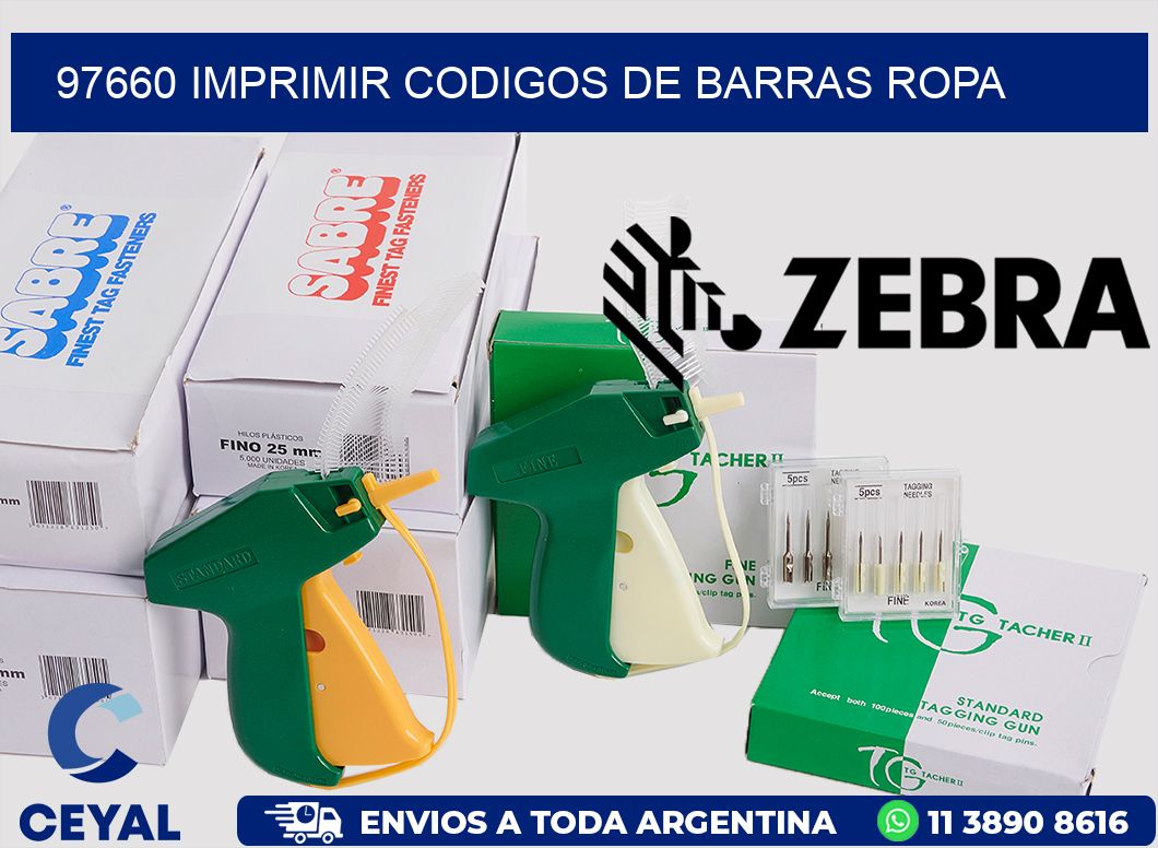 97660 IMPRIMIR CODIGOS DE BARRAS ROPA
