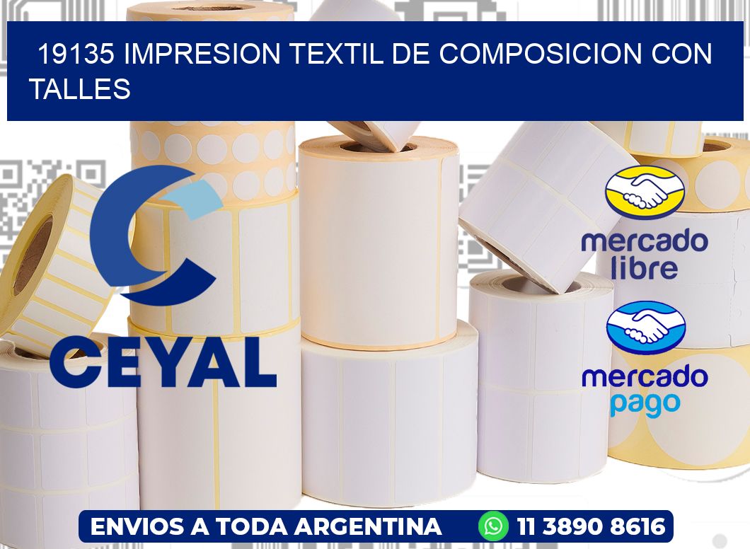19135 IMPRESION TEXTIL DE COMPOSICION CON TALLES